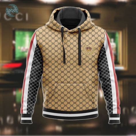 gucci quarter zip up hoodie|gucci monogram hoodie.